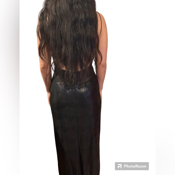 Breakin’ Loose Black Maxi Dress - Picture 4 of 6